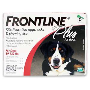 Frontline Plus 89 132, 6 month  