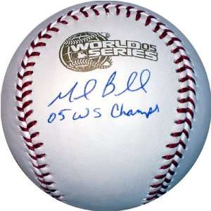   2005 World Series Baseball w/ 05 WS Champs ins.