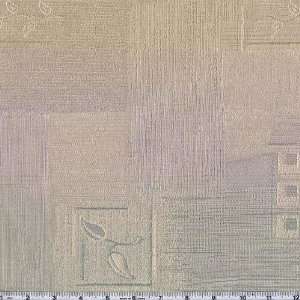  68 Wide Jacquard Le Fleur Beige Fabric By The Yard: Arts 
