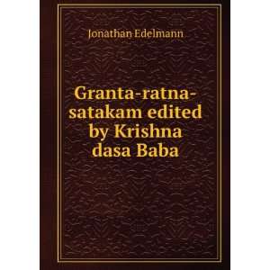    ratna satakam edited by Krishna dasa Baba Jonathan Edelmann Books