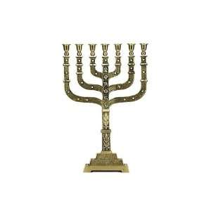  Holy Land Gifts Menorah 7 Branch Brass 17 High 