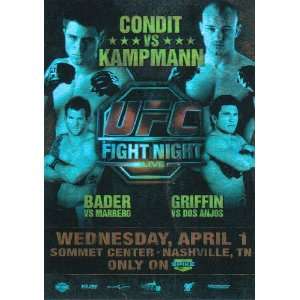   UFC Fight Night Live 18 Condit vs Kampmann #FPR UFN18 Toys & Games