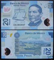 Mexico Polymer Paper Money 20 Pesos 2006 UNC  