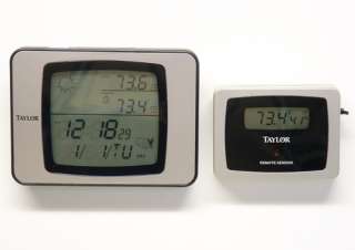 Taylor® Weatherguide 1526 Atomic Wireless Indoor/Outdoor Thermometer 
