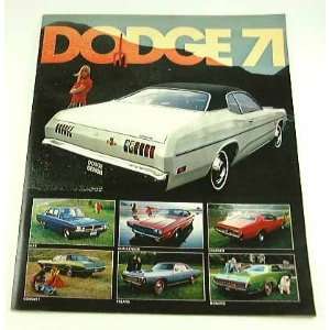  1971 71 DODGE BROCHURE Dart Challenger Charger Demon 