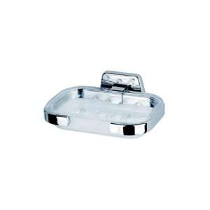   7156 Wall Mounted Soap Dish with Chrome Holder 7156: Home & Kitchen