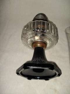 1935 36 ALADDIN CORINTHIAN B 104 KEROSENE OIL TABLE LAMP BLACK 