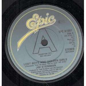   GOLDEN GIRLS 7 INCH (7 VINYL 45) UK EPIC 1981: JIM STEINMAN: Music