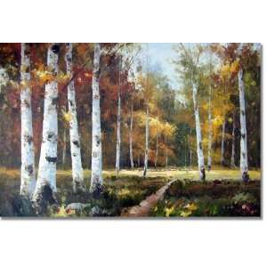  Birch Forest Path (24x36)