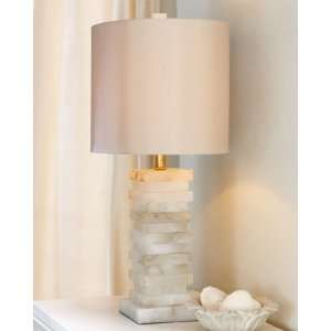    JohnRichard Collection Stacked Stone Lamp
