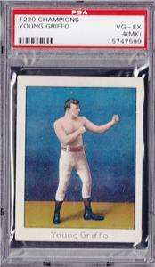 1910 T220 MECCA BOXING HOF YOUNG GRIFFO PSA MK 4  