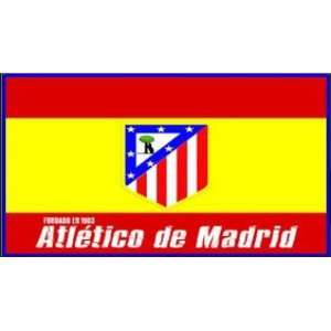  Atletico Madrid Crest Flag