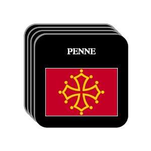  Midi Pyrenees   PENNE Set of 4 Mini Mousepad Coasters 