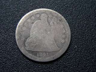 Obsoleted 1841 O LIBERTY SEATED DIME (Circulated)  