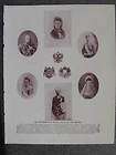 1893 photo print Sovereigns of Russia