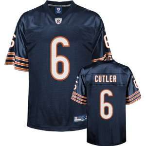  Chicago Bears Reebok Jay Cutler Home Blue Jersey Youth 