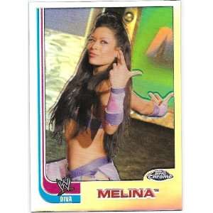    2008 Topps WWE Heritage Chrome III #61 Melina: Sports & Outdoors