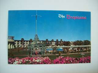 1968 POSTCARD THE TROPICANA HOTEL LAS VEGAS, NEVADA  