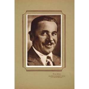  1925 Noah Beery Silent Film Heavy Lithograph Portrait 