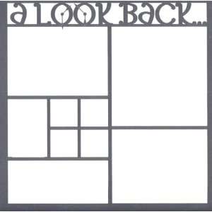  A Look Back 12 x 12 Overlay Laser Die Cut Arts, Crafts 