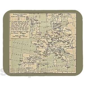  Map of Medieval Universities Mouse Pad 