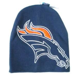  Denver Broncos NFL Large Logo Knit Beanie Hat: Everything 