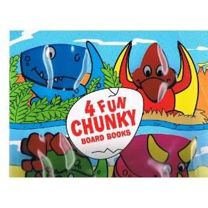    4 Fun Chunky Board Books (Friendly Dinosaurs): Everything Else