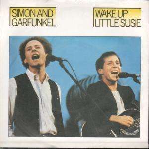 SIMON AND GARFUNKEL wake up little susie 7 promo b/w the boxer 