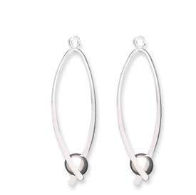 Sterling Silver Extra Large Dangle Earring Jackets  