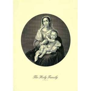  Sacra Famiglia Carraci   Poster by Corbis Archive (23.5 x 