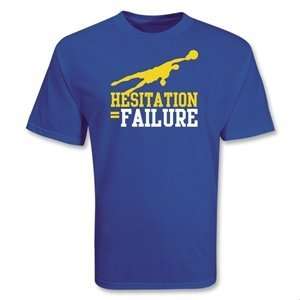  365 Inc Hesitation Equals Failure Soccer T Shirt Sports 