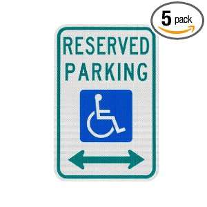 Elderlee, Inc. 9312.78005 Handicapped Parking Sign, Reserved Parking 