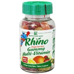 Now Childrens Supplements Rhino Chewy Vites Vegetarian (Multi Vitamin 
