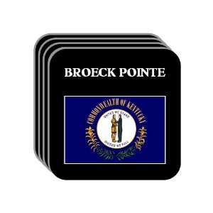  US State Flag   BROECK POINTE, Kentucky (KY) Set of 4 Mini 