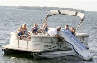 This is for the inflatable slide only   Pontoon Boat is not included !