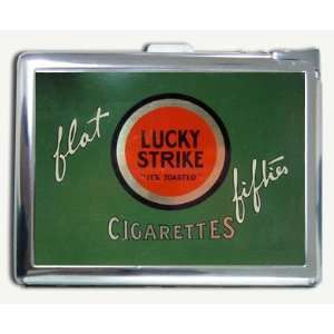  Vintage Look Lucky Strike Flat Fifties Cigarette Case with 