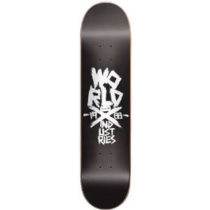  World Industries Logo Skate Edge Skateboard Deck: Sports 