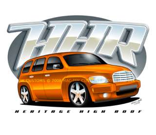 Chevy HHR Heritage High Roof T Shirt 2006 2007 2008  