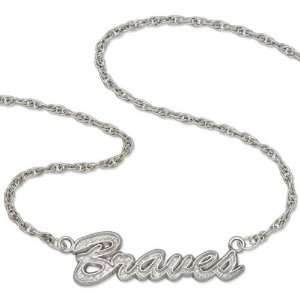  Atlanta Braves Script Necklace