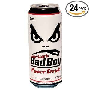  Bad Boy Power Drink Low Carb   24 pack: Health & Personal 