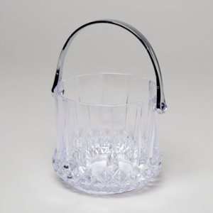  40 Oz Plastic Ice Bucket with Silver Handle: Home 