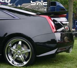 2011 2012 Cadillac CTS V Coupe Rear Spoiler Custom Trunk Wing  