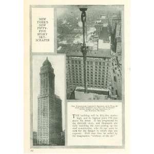  1912 Woolworth Building New York City Skyscraper 