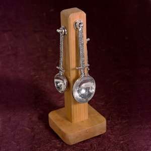 Tin Woodsman Pewter Measuring Spoon Set, Celtic, with 