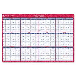  KC AAG Recycled Vertical/Horizontal Erasable Wall Planner 