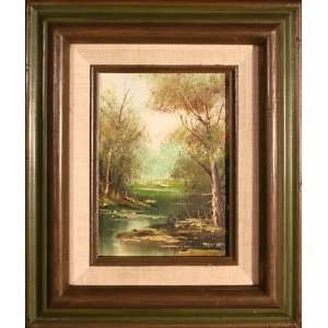  Wooded Landscape   Oil   Wender   10x12