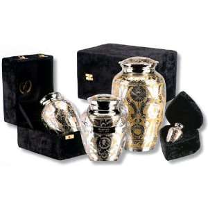  Classic Silver Gold Series Pet Urn: Home & Kitchen