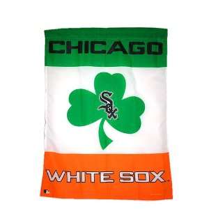  Chicago White Sox Lucky Shamrock Irish Flag