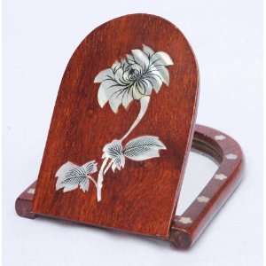  Stone and Wooden Boxes   3 x 3.5 Daisy Mirror   MM3 