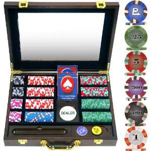   Chip NexGenT PRO Classic Style Poker Set   Wood Case: Everything Else